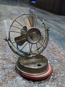 Vintage Brass Desk Fan