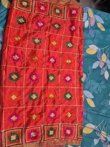 Phulkari Embroidered Dupatta