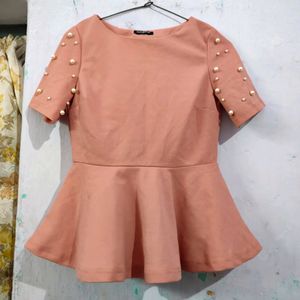 Last Price Harpa Peplum Top