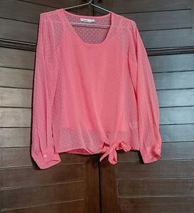 Bossini Layered Tie-Up Hem Top With Camisole