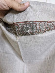 Grey Border Design Shawl