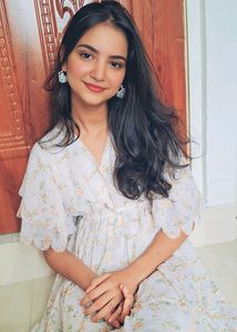 White floral frock🌷