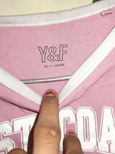 West Coast &#39;87 Pink Crop Top