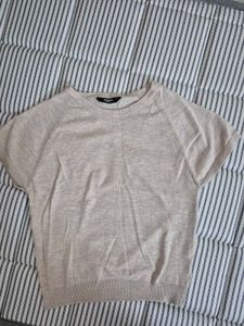Beige Knitted Top