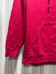 Mr Beast Red Graphic Spell Out Hoodie