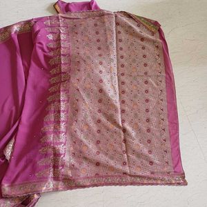 Light Wt New Chiffon Saree- Zari Border n Pallu