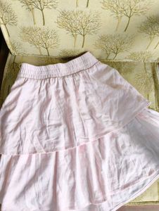 OXXO 2 Tier/Layer Cute Pink Skirt