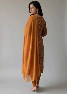 Orange Kurta Set