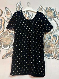 Vintage Velvet Mini Kurta