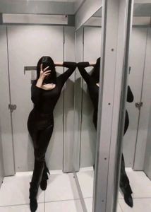 NEWME Sleek Black Bodysuit