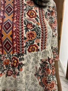 Floral Print Tunic Top