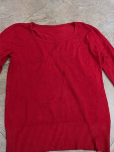 Red Knit Sweater