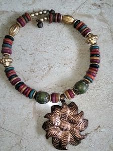 Beaded Bracelet and necklace Set