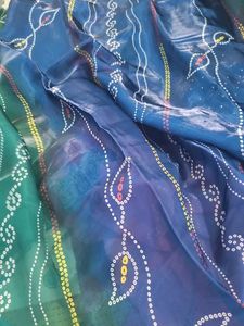 Poly Silk Saree With Blouse