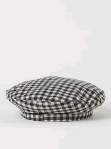 Checkered Beret Hat