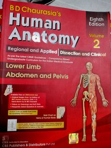 BD Chaurasia&#39;s HUMAN ANATOMY Volumes (1,2,3,4)