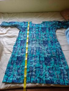 Blue &amp; Green Tunic Dress
