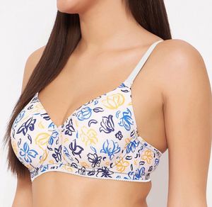 Clovia Floral Full Coverage  Tshirt Bra
