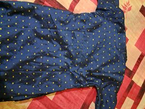 Elegant Navy Blue Kurta