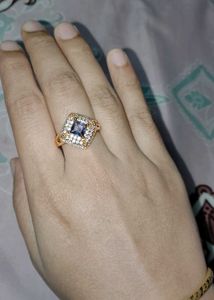 Elegant Square Stone Ring