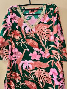 Floral Print Kurta Set