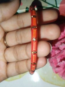 Red &amp; Gold Bangle Set