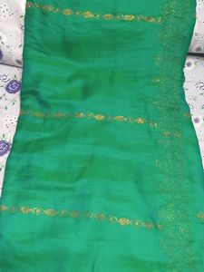 Partyware Embroidered Silk Saree