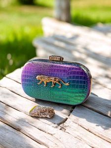 SABYASACHI CROCO LEATHER PREMIUM CLUTCH WD BOX