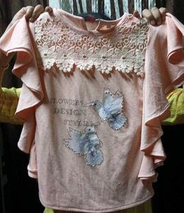 Cute Pink Floral Top