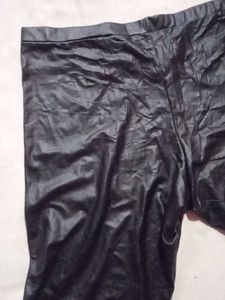 Shiny Black Pants
