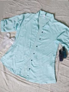 Blue Button Up Shirt