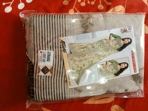 Daily Wear Grey Georgette Saree With Blouse