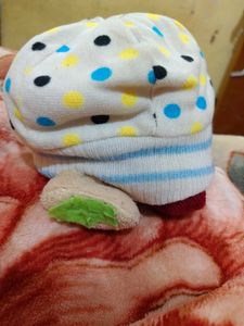 White Woolen Cap