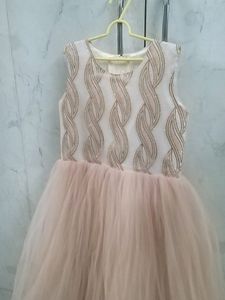 Lovely Peach Party Dress