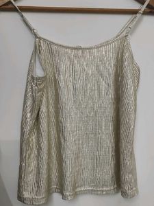 Gold Metallic Cami Top