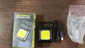 Keychain LED Light With Hook Type C Port