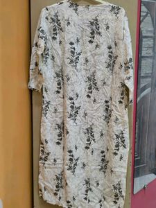 Floral Print Kurta With Pant
