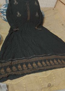 Black Long Frok Gown L Size