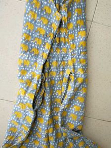 Sangria Kids Patterned Sleeveless Jumpsuit