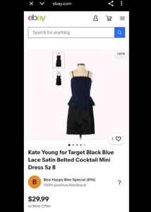 Kate Young&#39;s  For Target Lace Peplum Dress