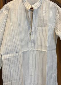 FREE WITH PYJAMA + Men&#39;s 42 SIZE Striped Kurta
