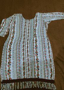 Floral Print Kurta Dress💞💖