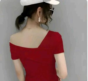 Maroon Crop Top