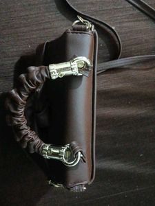 Brown Top Bow Bag 👜