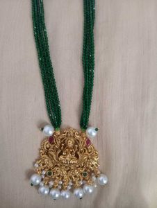 Green Beaded Necklace