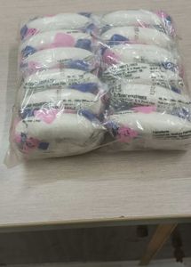 Pack of Pink White &amp; Green Soaps