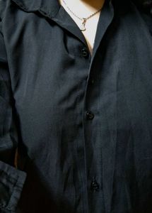 Black Button-Down Dress