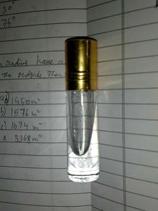 CHOCOLATE MUSK Clear Glass Roll-On Attar Bottle