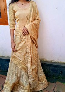 Golden Wedding Lehenga✨