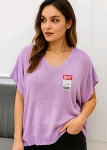 Lilac Knit Top